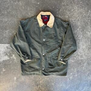 Vintage green Nautica chore coat